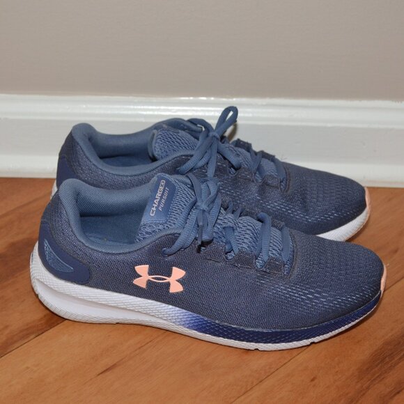 Under Armour Women's Charged Pursuit 2 Running Shoes Blue/pink Size 9 (3022604) - Picture 2 of 11